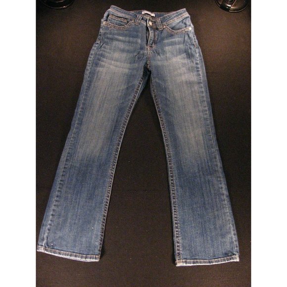 Lee Slender Secret Lower On The Waist Womens Sz 6M Blue Denim Bootcut - Picture 1 of 9